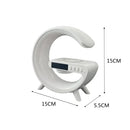 Luminária De Mesa G Speaker Caixa de Som E Carregador De Celular Sem Fio