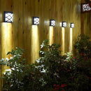 Luminária LED Solar de Parede para Jardim - Resistente à Água, Sem Fios