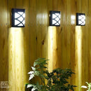 Luminária LED Solar de Parede para Jardim - Resistente à Água, Sem Fios